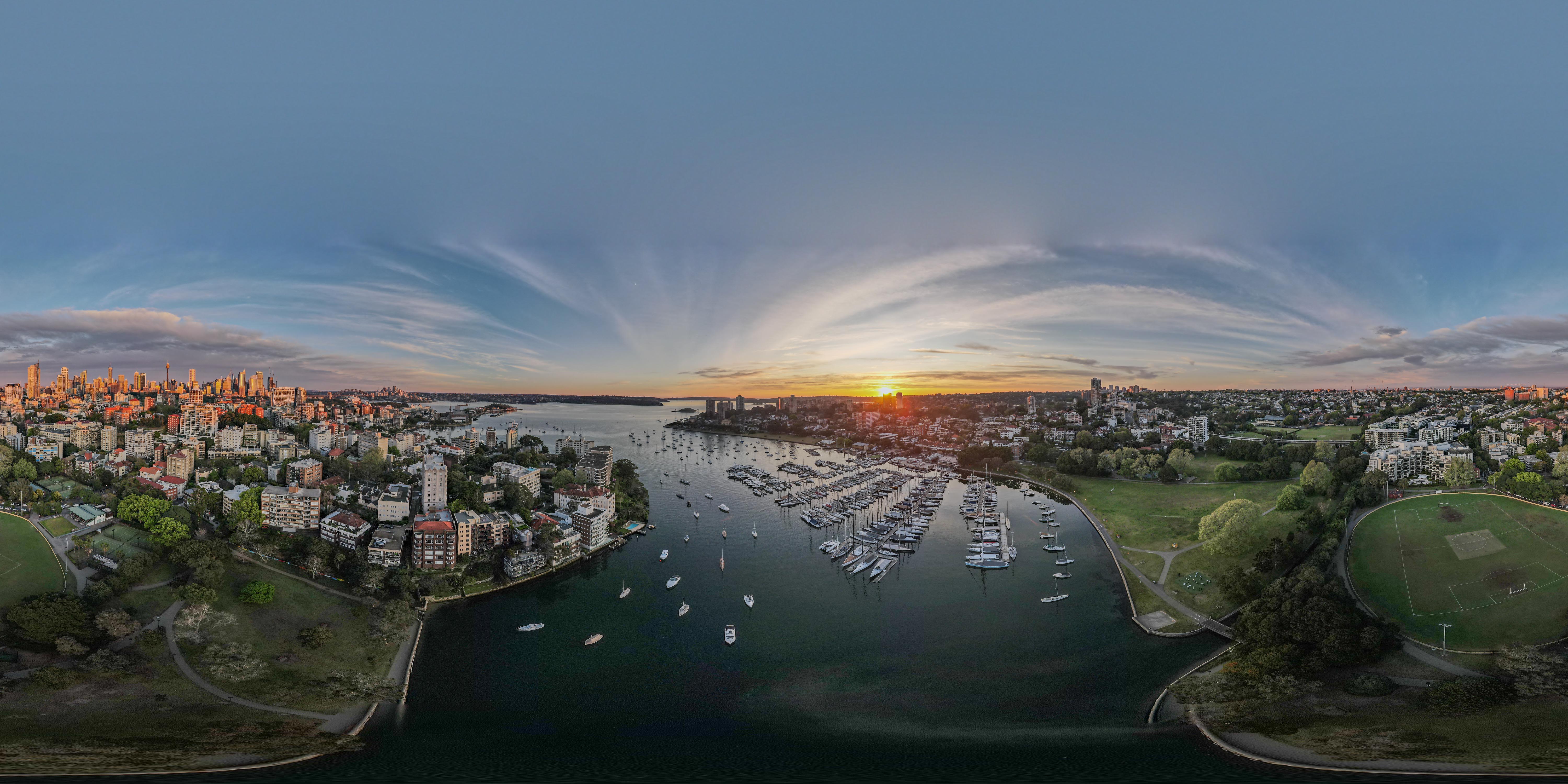 Rushcutters Bay Sydney at Dawn : default (DJI_0072.jpg)<br>Camera: FC3170
