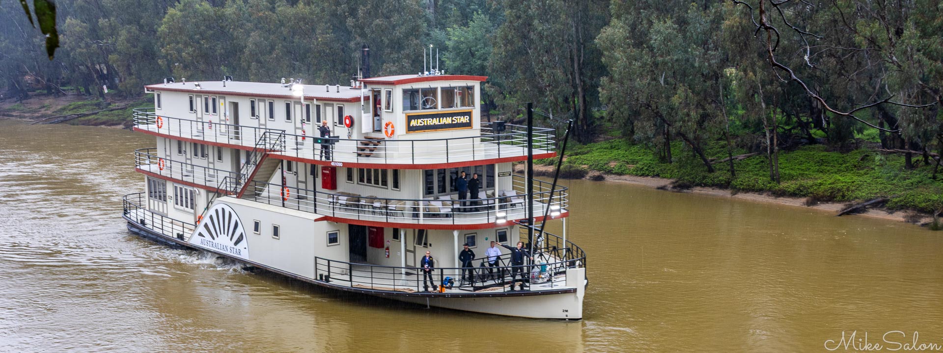 This page covers our experience and enjoyment of a week aboard the PS Australian Star on its maiden voyage. [4578]