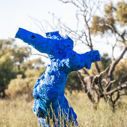 The Blue Tree Project began in Western Australia in 2014, when a farmer painted a dead tree blue as a tribute to a friend who had died by suicide. The idea resonated deeply, and soon others began painting dead trees blue to spark conversations about mental health awareness, particularly in rural and remote communities. [9602]