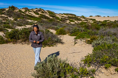 Alicia was our land guide on the Younghusband crossing. [1755]