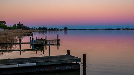 A serene sunset as viewed from our Boathouse. [1450]