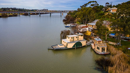 This looks like a paddlesteamer graveyard in Murray Bridge. [0215]