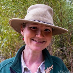 Portrait of our guide at the Kelly Hill Caves. [3917]