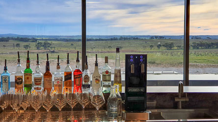 The Lodge main bar has great views over the African savannah. [4535]
